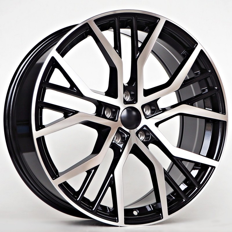 Llanta st wheels grind 8x19 5x112 et45 57.10 black face machined