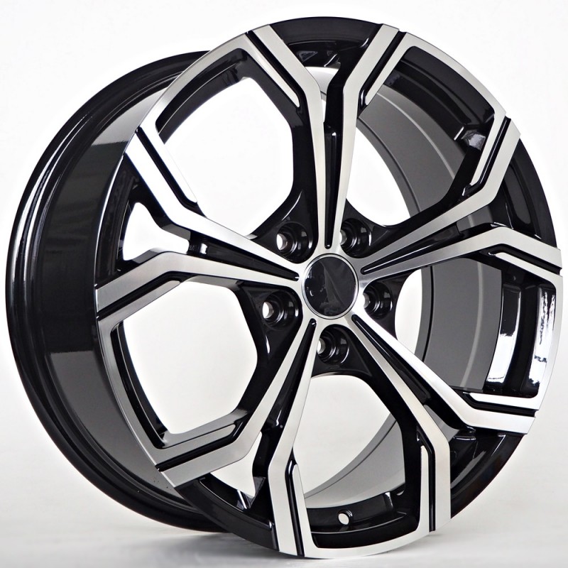Llanta st wheels roman 9x20 5x112 et30 66.50 black face machined