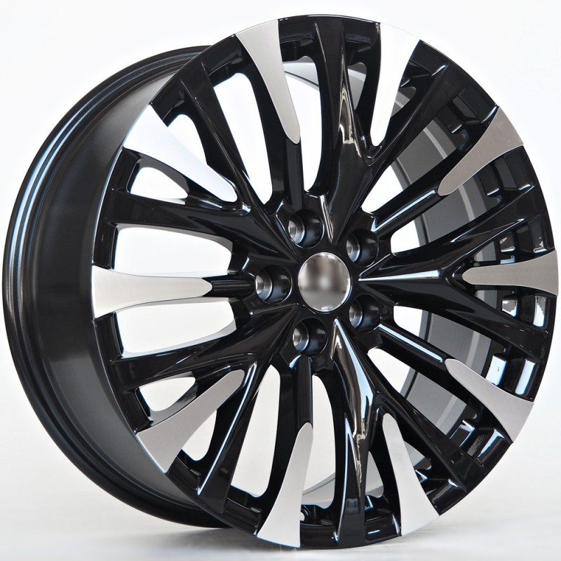 Llanta st wheels boni 8.5x19 5x114.30 et35 60.10 black face machined