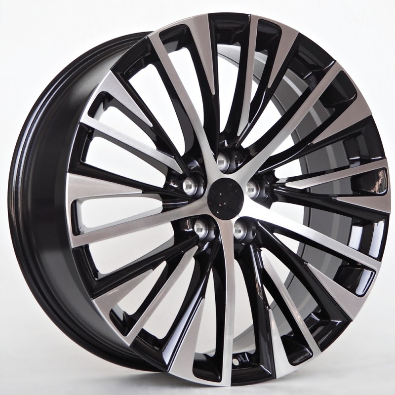 Llanta st wheels dark 8x20 5x114.30 et30 60.10 black face machined