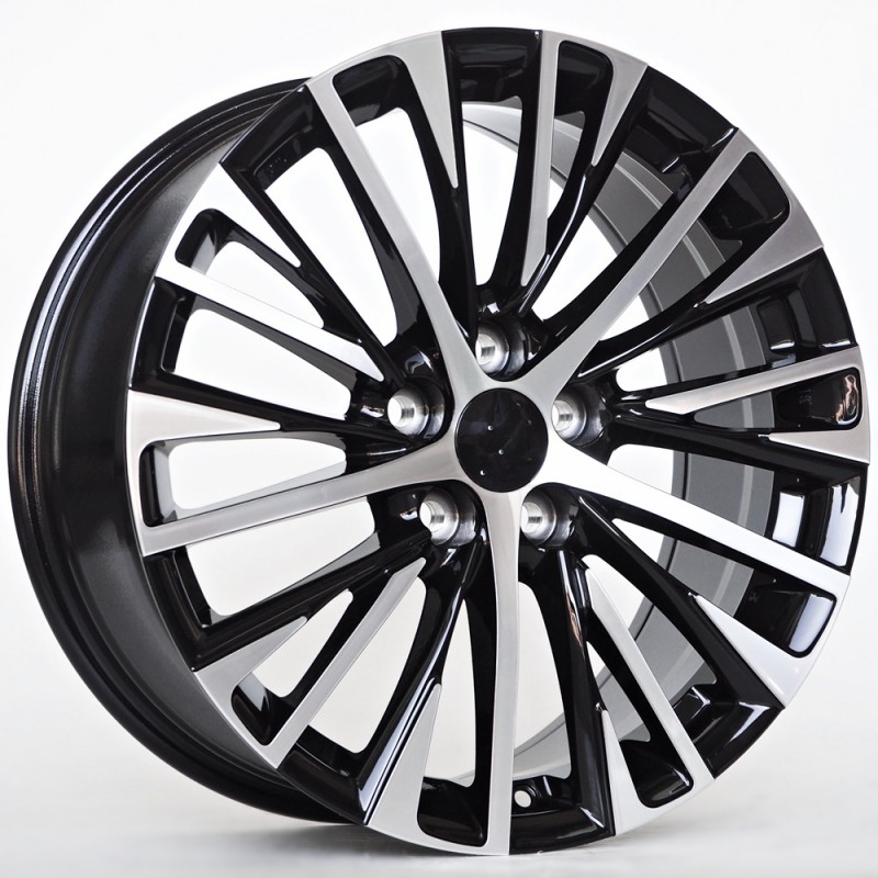 Llanta st wheels dark 8x18 5x114.30 et40 60.10 black face machined