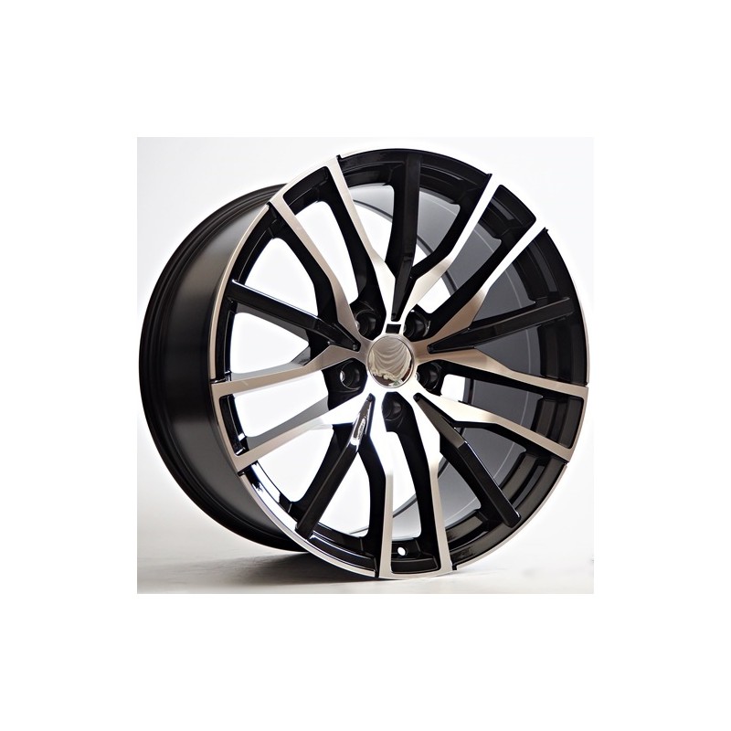 Llanta st wheels fang 10.5x20 5x112 et40 66.50 black face machined