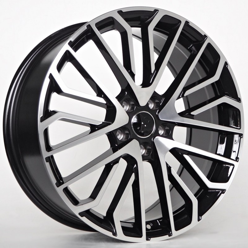 Llanta st wheels lingo 8x18 5x112 et40 66.45 black face machined