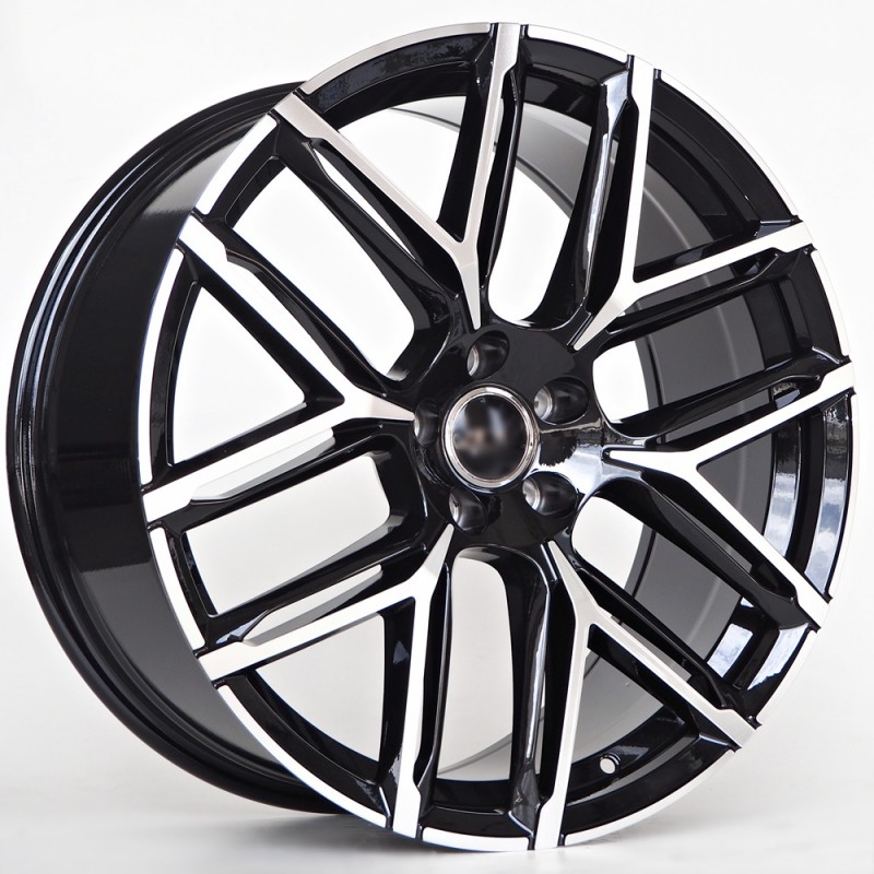 Llanta st wheels novus 9x20 5x112 et32 66.50 black face machined