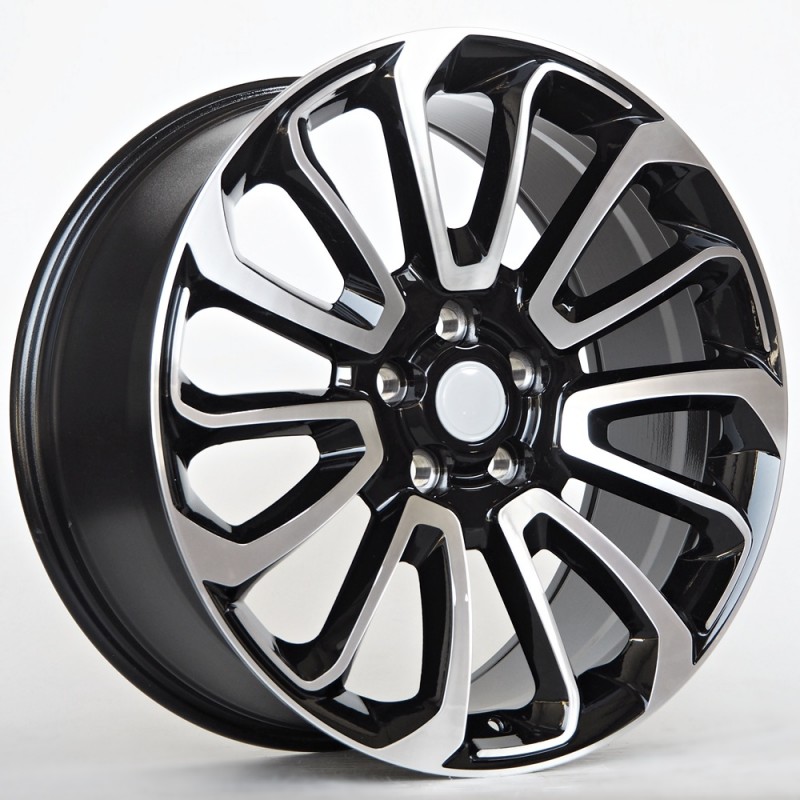 Llanta st wheels cava 9x20 5x120 et49 72.40 black face machined