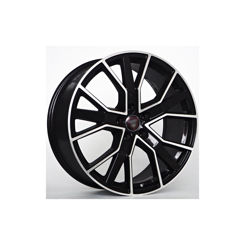 Llanta st wheels trend 9x20 5x112 et32 66.50 black face machined