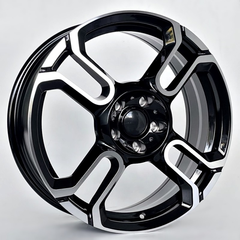 Llanta st wheels nedo 7x18 4x100 et45 56.10 black face machined