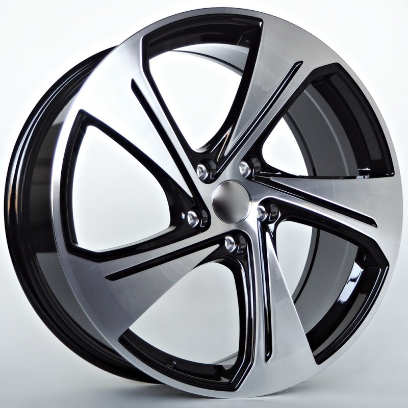 Llanta st wheels osmo 8x19 5x112 et45 57.10 black face machined