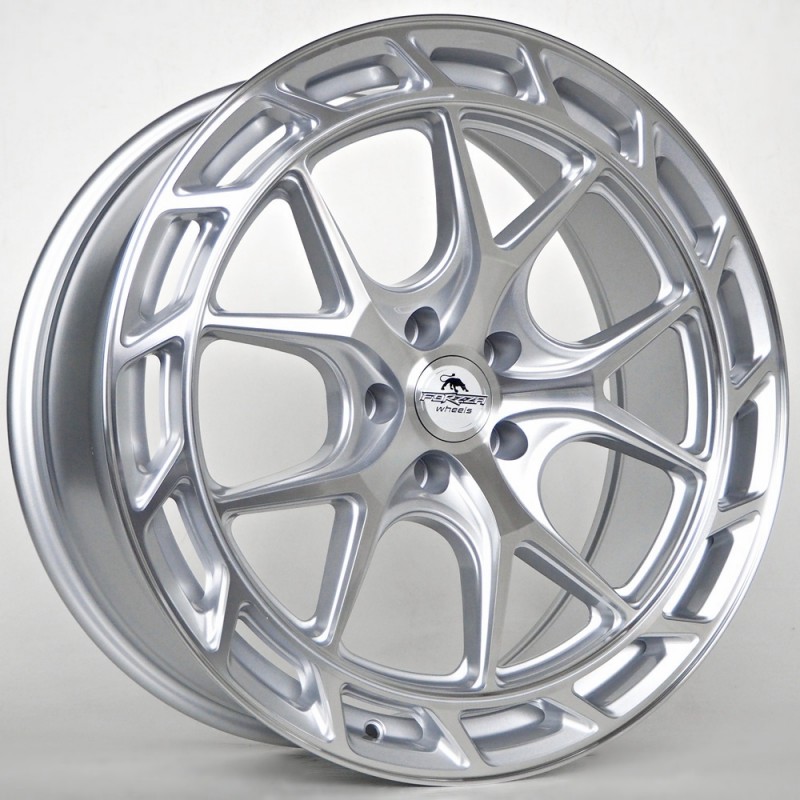 Llanta forzza saturn 8.5x20 5x120 et30 72.56 silver face machined
