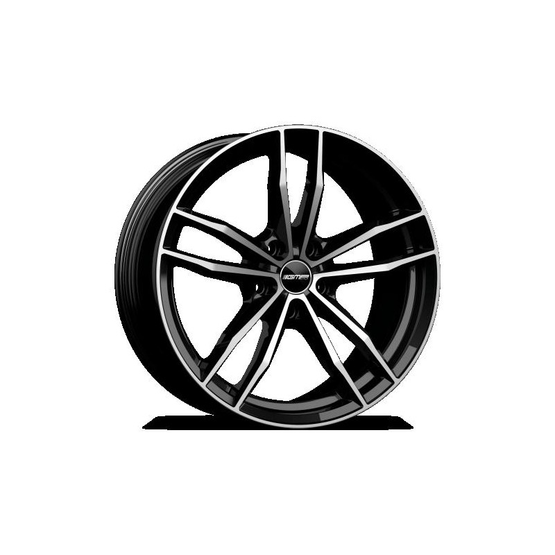 llanta GMP SWAN 7.5X17 5X108 ET30 65.1 BLACK DIAMOND