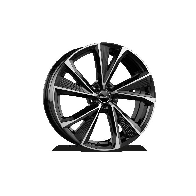 Llanta gmp evento 7.5x19 5x114 et19 67.1 black diamond
