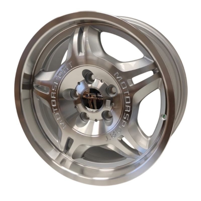 Llanta jw114 7.5x17 5x120 et41 72.6 silver polished