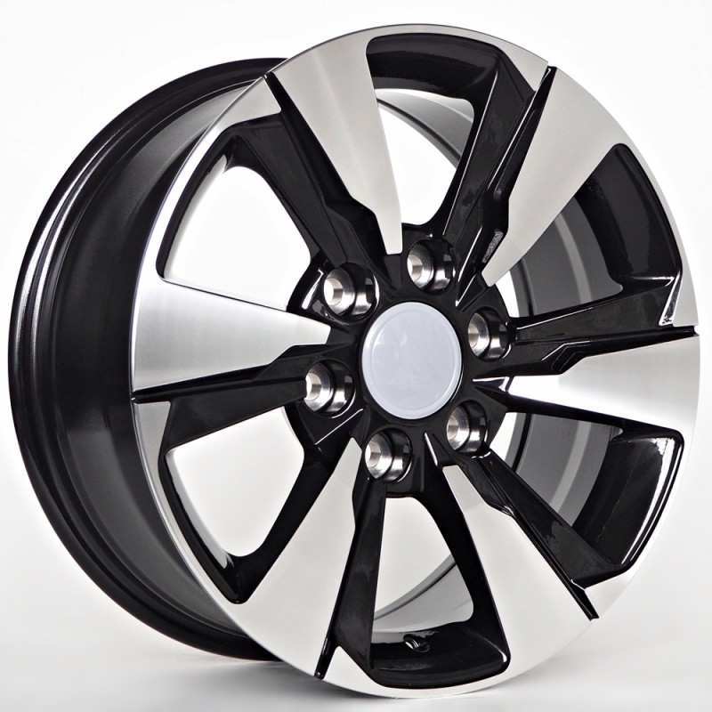 Llanta st wheels of16 (4x4) 7.5x17 6x139.70 et25 106.10 black face machined