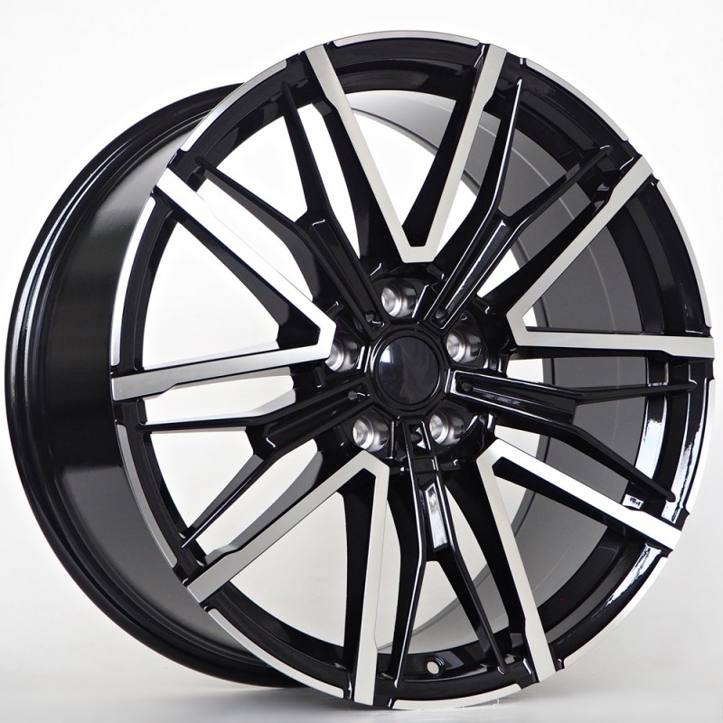 Llanta st wheels fuego 9.5x19 5x120 et40 72.60 black face machined