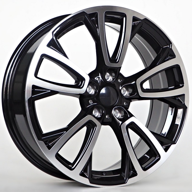 Llanta st wheels taurus 7x18 5x112 et45 66.50 black face machined