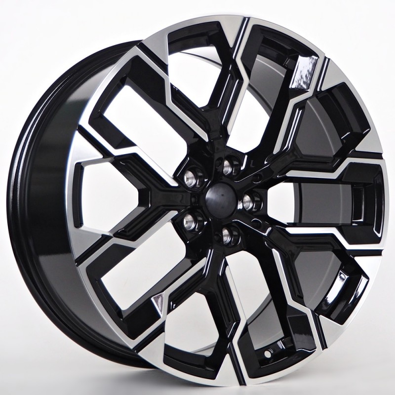 Llanta st wheels serve 9x20 5x112 et26 66.56 black face machined