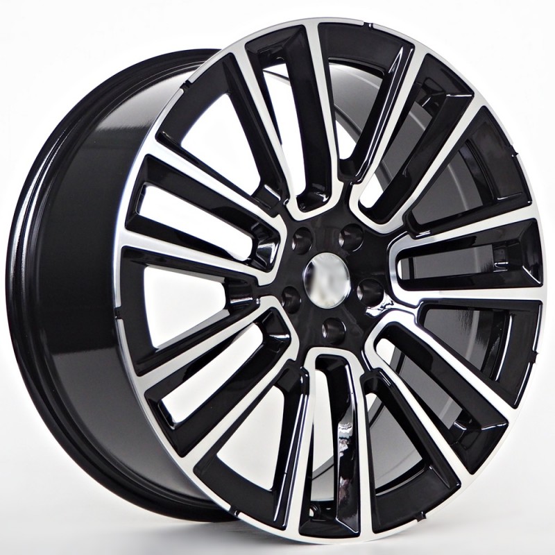 Llanta st wheels paulo 9x21 5x108 et45 63.40 black face machined