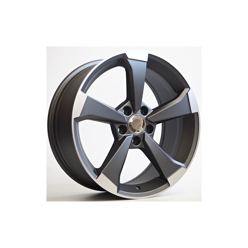 Llanta st wheels fade 8.5x19 5x112 et40 66.45 grey matt face machined