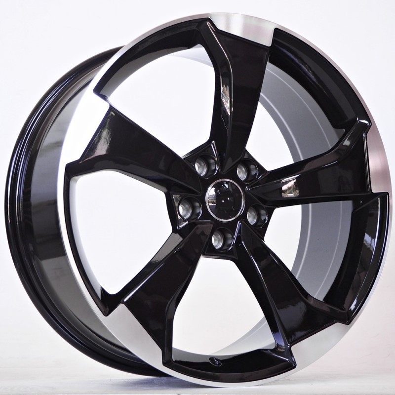 Llanta st wheels fade 9x20 5x112 et30 66.50 black face machined