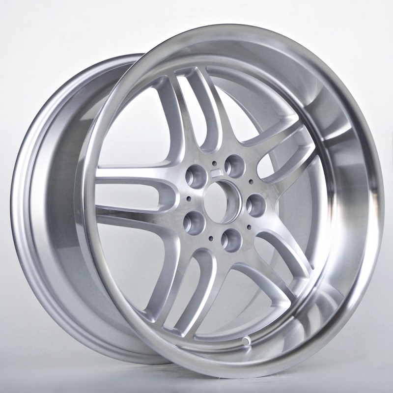 Llanta st wheels aiden 10x19 5x120 et20 74.10 silver face machined/lip machined