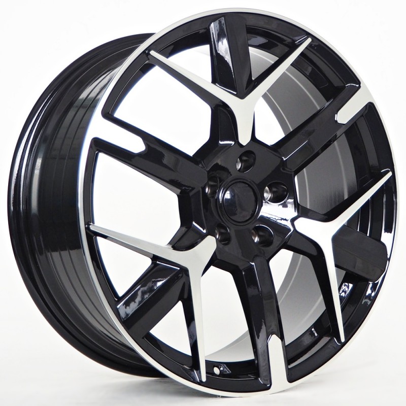 Llanta st wheels blaze 8x18 5x112 et40 57.10 black face machined