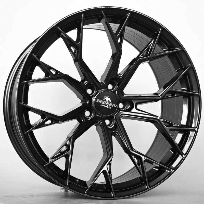 Llanta forzza titan 10x20 5x112 et40 66.45 black magic