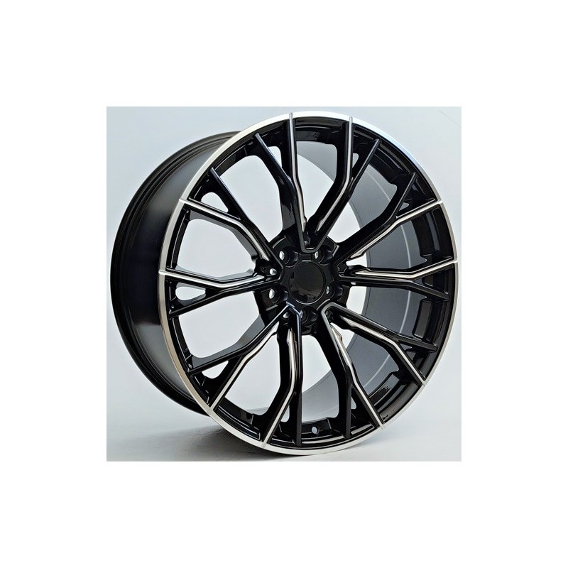 Llanta st wheels omni 10x20 5x120 et40 72.56 black milling