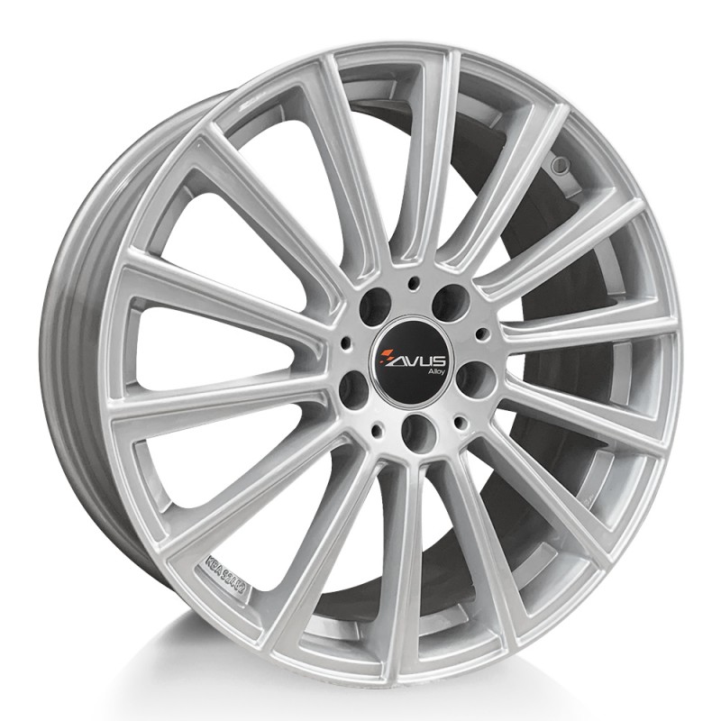 Llanta avus ac-m07 8.5x19 5x112 et35 66.6 hyper silver