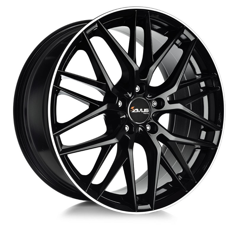 Llanta avus af19 - rw 0.1 7.5x17 5x112 et30 66.6 black lip 